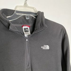 Men’s Large Gray North face Quarter Zip Jacket